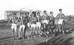 Calcio a Campora nel 1952. Clicca per ingrandire